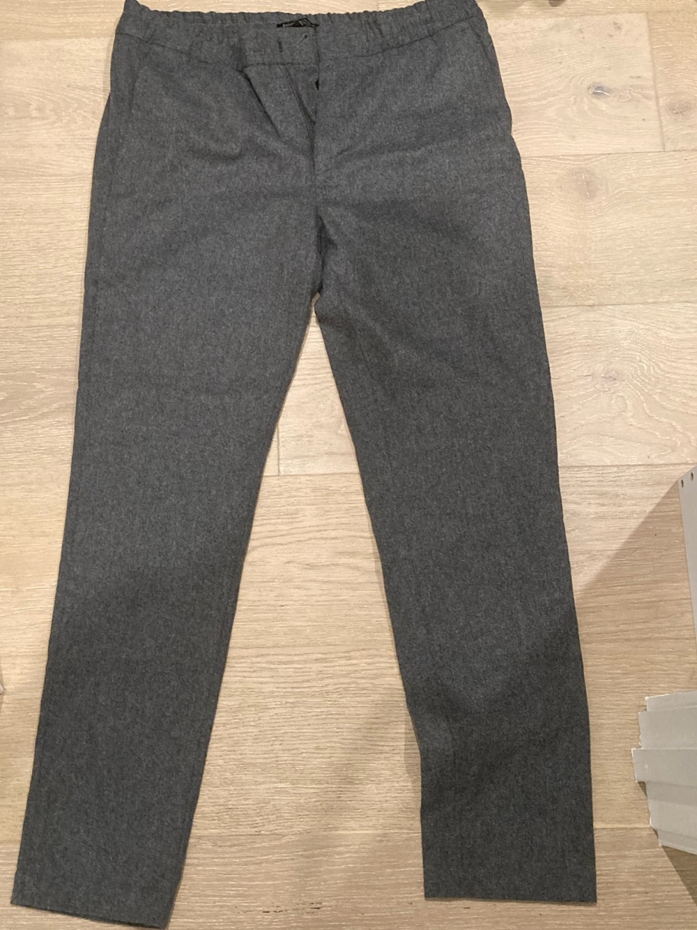 Banana Republic Gray Men's Straight Dress Pants
